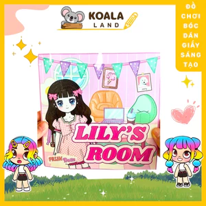 Búp bê giấy công chúa LyLy đồ chơi thủ công bằng giấy cho bé gái