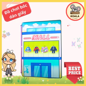 Ngôi nhà của bé Shopping mall decoration ngôi nhà giáy dồ chơi búp bê cho bé gái