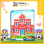 ĐỒ CHƠI NGÔI NHÀ BÚP BÊ GIẤY CẮT THỦ CÔNG DIY - TOCA LIFE WORLD - MẪU TA015 Ngôi nhà búp bê đồ chơi giấy thủ công toca