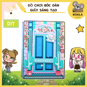 ĐỒ CHƠI NGÔI NHÀ BÚP BÊ GIẤY CẮT THỦ CÔNG DIY - TOCA LIFE WORLD - MẪU TA056