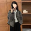 Áo khoác nữ dáng ngắn phong cách tiểu hương Pháp jacket thu đông cao cấp, thiết kế cổ điển thời trang