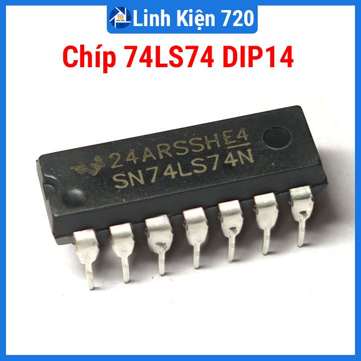 Linh kiện 74LS74 Dual D-Type Flip-Flop DIP14 | Shopee Việt Nam