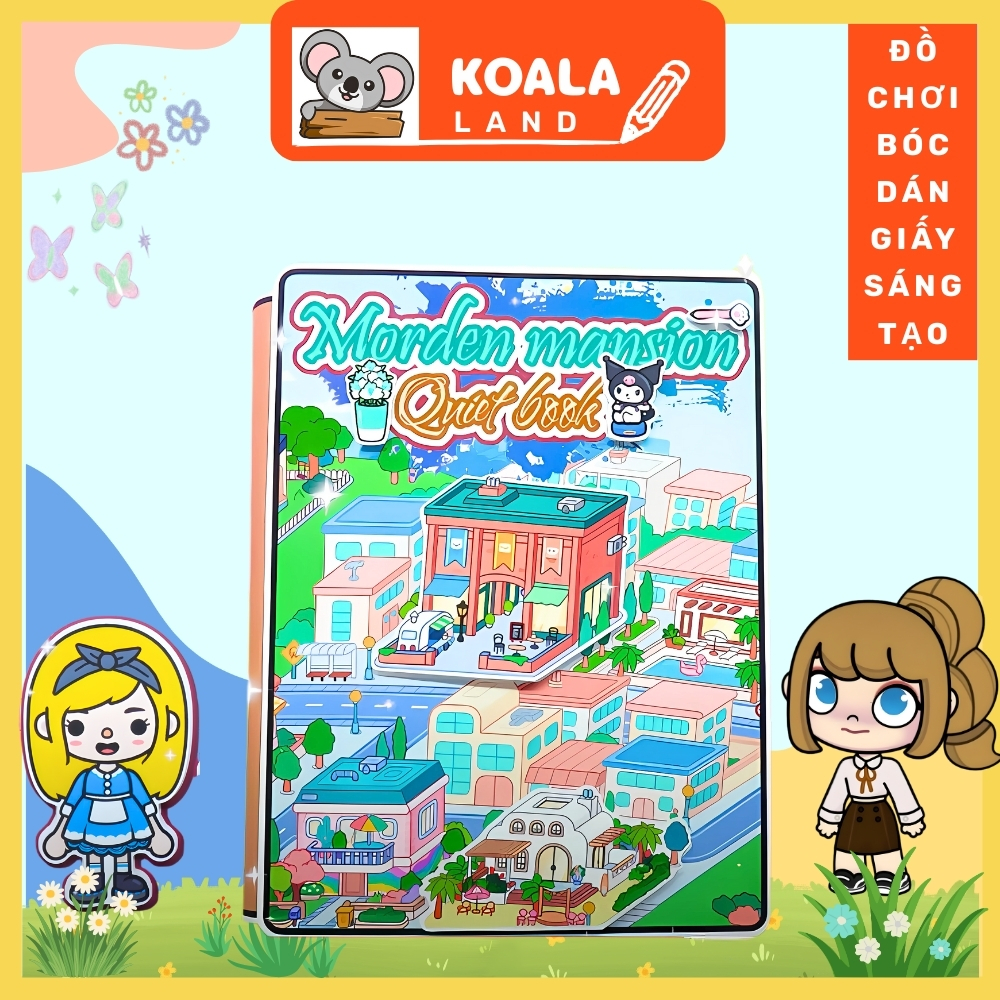 ĐỒ CHƠI NGÔI NHÀ BÚP BÊ GIẤY CẮT THỦ CÔNG DIY - TOCA LIFE WORLD -  MẪU TA041