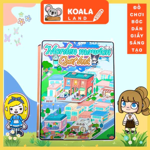 ĐỒ CHƠI NGÔI NHÀ BÚP BÊ GIẤY CẮT THỦ CÔNG DIY - TOCA LIFE WORLD - MẪU TA041