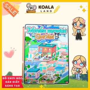 Ngôi nhà Morden Mansion ngôi nhà giáy dồ chơi búp bê cho bé gái