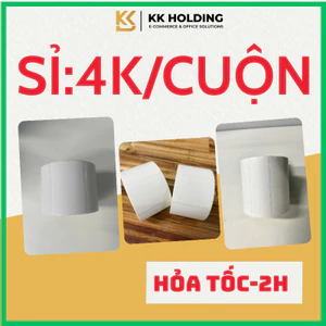 Tem Decal Nhiệt Trà Sữa, Dán Ly Cà Phê 35x22mm, 40x30mm, 50x30mm, 58x40mm,In Rõ Nét, Dính Lâu