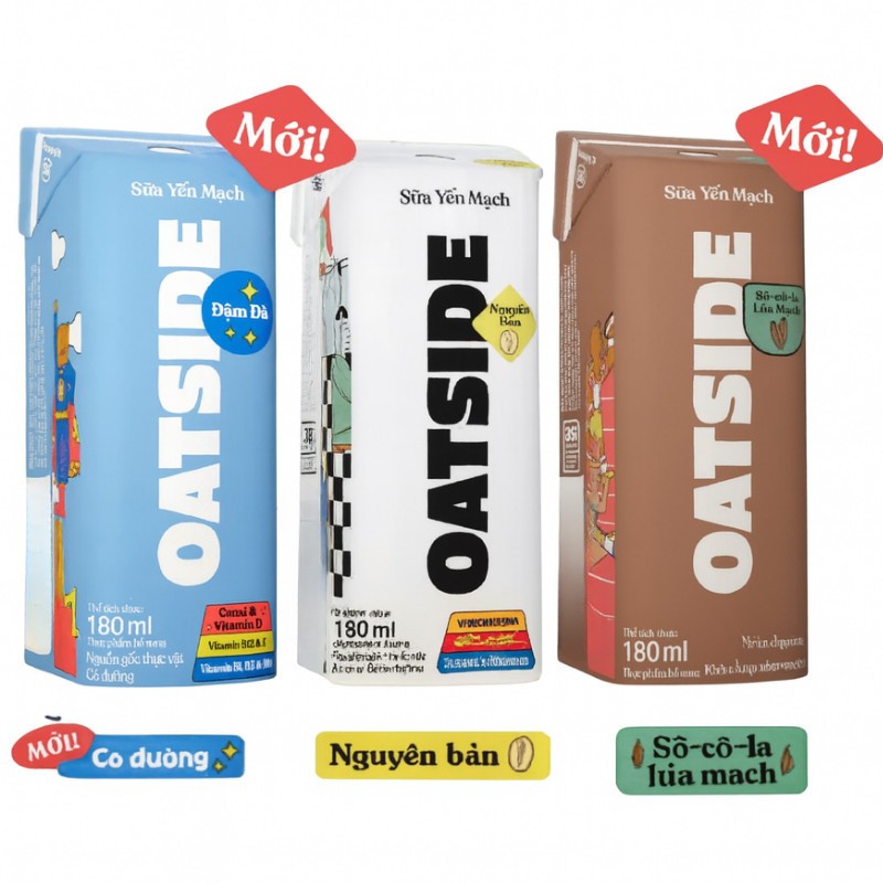 [BEST SELLER] Sữa Yến Mạch OATSIDE 180ML Nhiều Hương Vị Thơm Ngon Bổ Dưỡng Tốt Cho Sức Khỏe