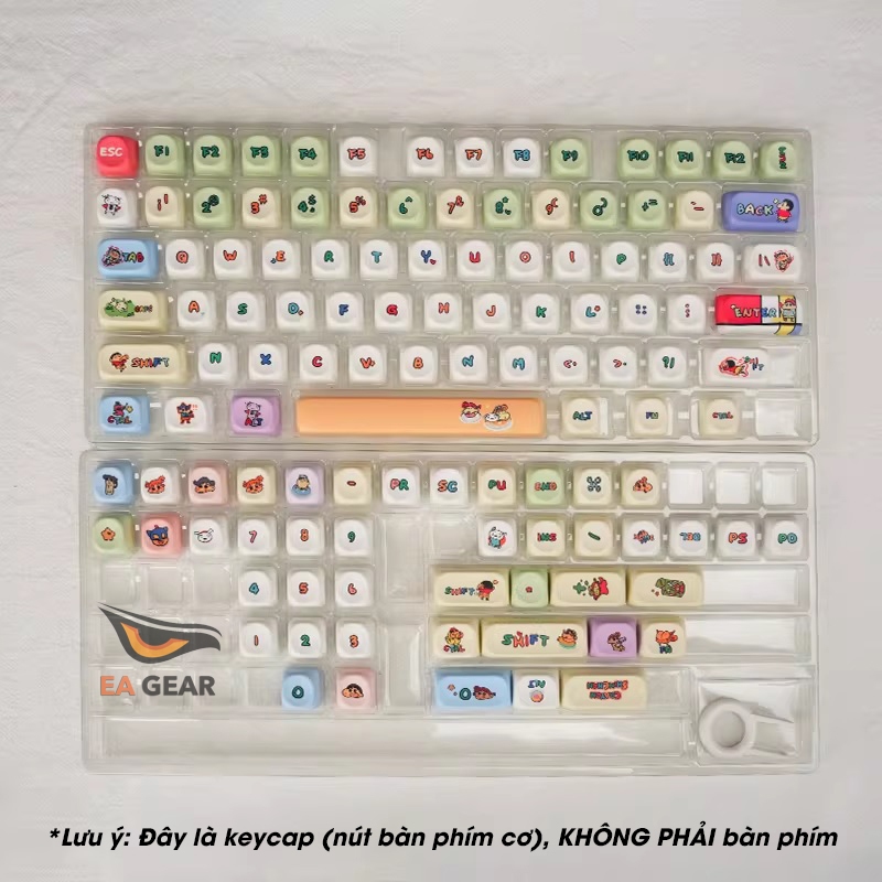 [Giao Ngay] Keycap MOA Shin Cậu Bé Bút Chì Cực Dễ Thương Cho Bàn Phím ...