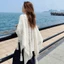 Combo( KHĂN+MŨ có quà tặng kèm )🌸 KHĂN CHOÀNG CARDIGAN LƯỚI REN HOA - PHONG CÁCH SANG CHẢNH 🌸