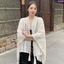 Combo( KHĂN+MŨ có quà tặng kèm )🌸 KHĂN CHOÀNG CARDIGAN LƯỚI REN HOA - PHONG CÁCH SANG CHẢNH 🌸