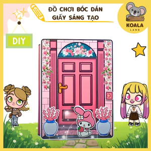 ĐỒ CHƠI NGÔI NHÀ BÚP BÊ GIẤY CẮT THỦ CÔNG DIY - TOCA LIFE WORLD - MẪU TA039 Ngôi nhà búp bê đồ chơi giấy thủ công toca