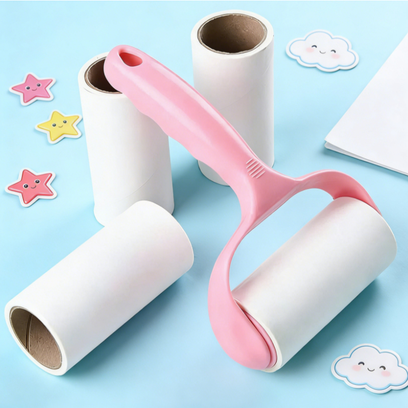 🐾 Cây Lăn Bụi Lông Thú Cưng Chuyên Dụng - Thiết Kế Cán Dài 16cm Dễ Thao Tác, Làm Sạch Nhanh Trên Nệm, Sofa & Quần Áo | Đ