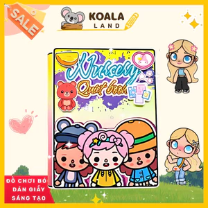 Sách Đồ Chơi Toca Life World Yên Tĩnh Cho Bé sách yên tĩnh ngôi nhà búp bê đồ chơi sách thủ công ngôi nhà giấy đồ chơi