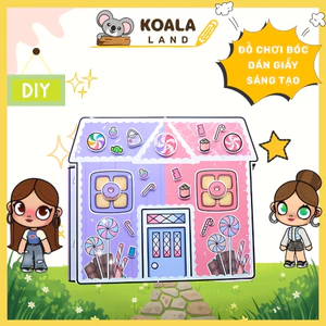 ĐỒ CHƠI NGÔI NHÀ BÚP BÊ GIẤY CẮT THỦ CÔNG DIY - TOCA LIFE WORLD - MẪU TA057