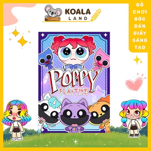 Búp bê giấy đồ chơi bóc dán thủ công Poppy play time dễ thương