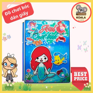 Ngôi nhà của bé Ariel Mermaid Princess House In Quiet Book đồ chơi cho bé gái đồ chơi kuromi cô tiên xanh