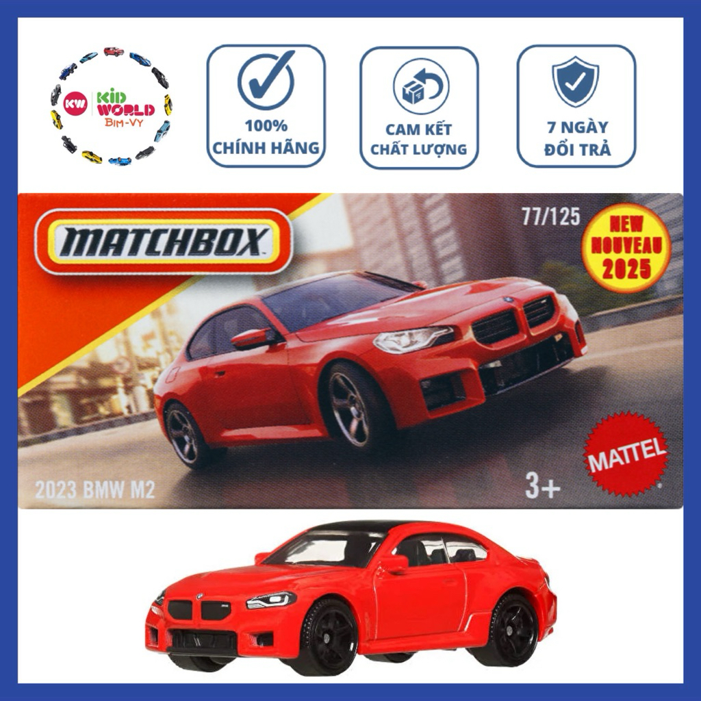 Xe mô hình Matchbox Box 2023 BMW M2 77/125. | Shopee Việt Nam