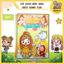 Học liệu bóc dán đồ chơi ngôi nhà búp bê bằng giấy thủ công công chúa tocaboca h30 Đồ Chơi Squishy - Kuromi - Đồ chơi