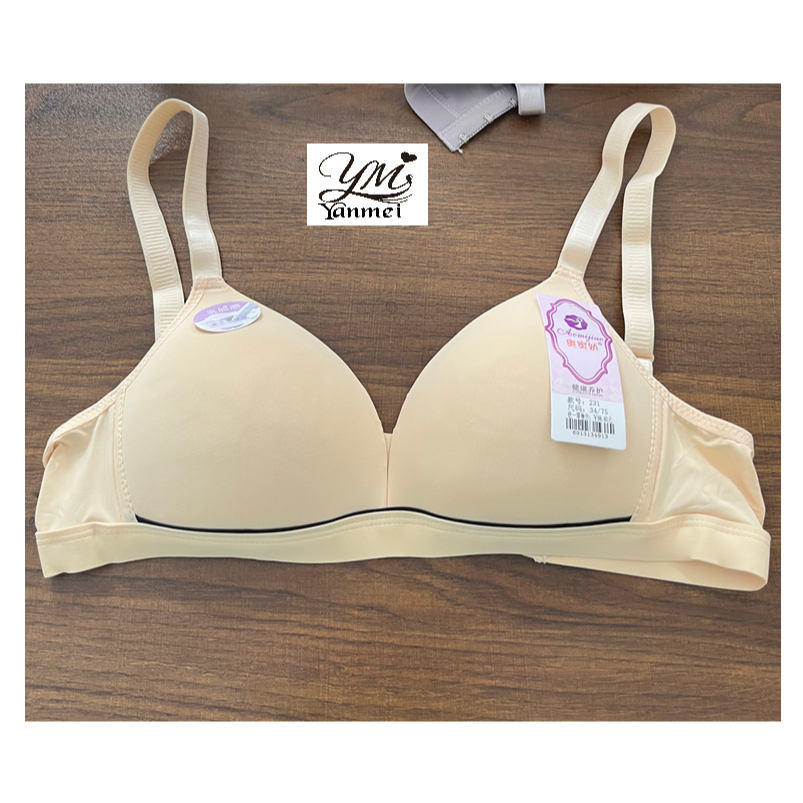 231 YANMEI Áo Lót Không Gọng Mút Cố Định