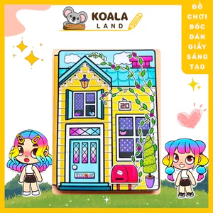 Toca Life World Book Toca Boca 'S Yellow House squishy giấy tự làm búp bê giấy blackpink búp bê giấy ngôi nhà búp bê
