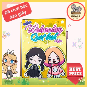 Đồ chơi giấy cho bé 6 tuổi, ngôi nhà búp bê bằng giấy thủ công đồ chơi cho bé gái đồ chơi kuromi cô tiên xanh