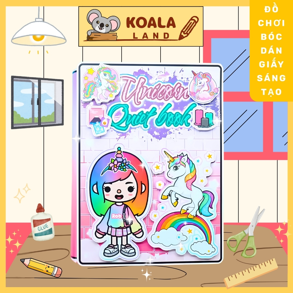 Đồ Chơi - Squishy - Kuromi - Đồ chơi giấy - Ngôi nhà búp bê đồ chơi thủ công bằng giấy công chúa tocaboca unicos h24