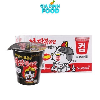[Thùng x30 Ly] Mì Samyang Hàn Quốc Gà cay/ Phô mai/ Carbonara