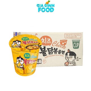 [Thùng x30 Ly] Mì Samyang Hàn Quốc Gà cay/ Phô mai/ Carbonara