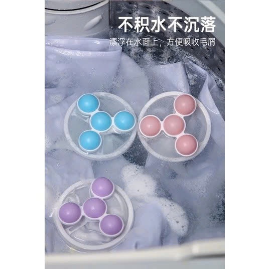 [COMBO 10] Bộ Sản Phẩm Phao Lọc Cặn Bẩn Máy Giặt + Túi Lọc Gom Rác Lông Tóc Hình Quả Bóng