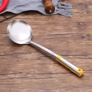 Vá Inox Cán Nhựa Hình Tim, Vá Inox Lớn 10cm