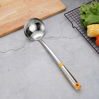 Vá Inox Cán Nhựa Hình Tim, Vá Inox Lớn 10cm