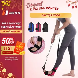 Dây tập yoga JUSTFIT kéo dài chân và mắt cá, phục hồi chức năng