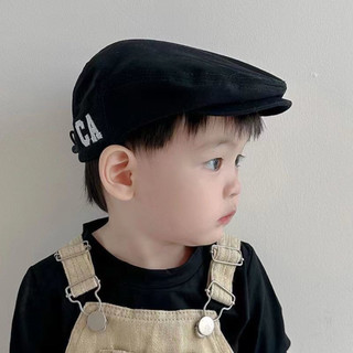Mũ nón beret lưỡi trai thêu chữ CA cho bé từ 6 tháng - 3 tuổi