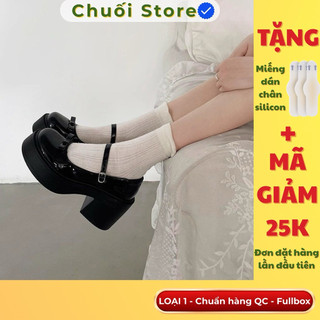 Giày cao gót nữ da PU tổng hợp dệt vải đế cao su đáng yêu nhẹ nhàng êm ái dễ chịu