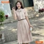 Đầm thiết kế BEMINE cổ đức có cavat dáng chữ A phù hợp đi làm-B206