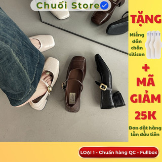 Giày lolita nữ da PU tổng hợp dệt vải đế cao su đáng yêu dễ thương nhẹ nhàng tinh tế