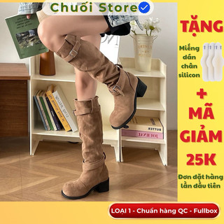 Giày boot nữ da PU tổng hợp dệt vải đế cao su tinh tế nhẹ nhàng thuận tiện dễ đi