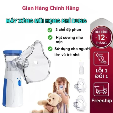 Máy Xông Mũi Họng Cho Bé Công Nghệ Nhật Bản Máy Khí Dung Xông Mũi Họng Cầm Tay