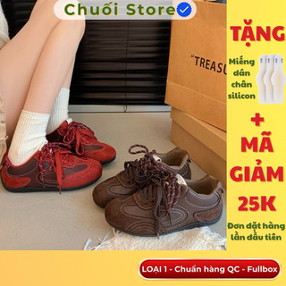 Giày thời trang nữ da PU tổng hợp dệt vải đế cao su cá tính hiện đại trẻ trung năng động