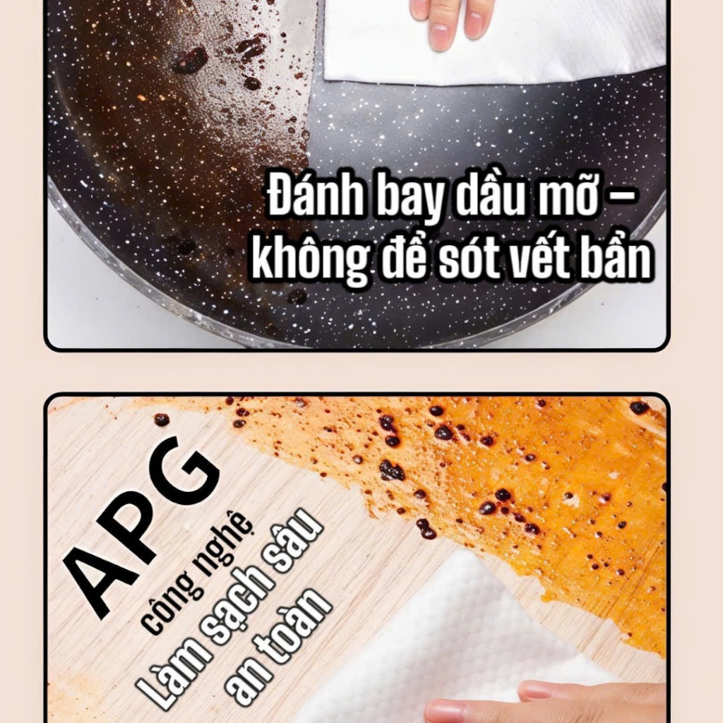 Gói 80 Tờ Khăn Ướt Lau Bếp Đa Năng Hương Chanh Dịu Nhẹ, Giấy Ướt Lau Bếp An Toàn Làm Sạch Dầu Mỡ