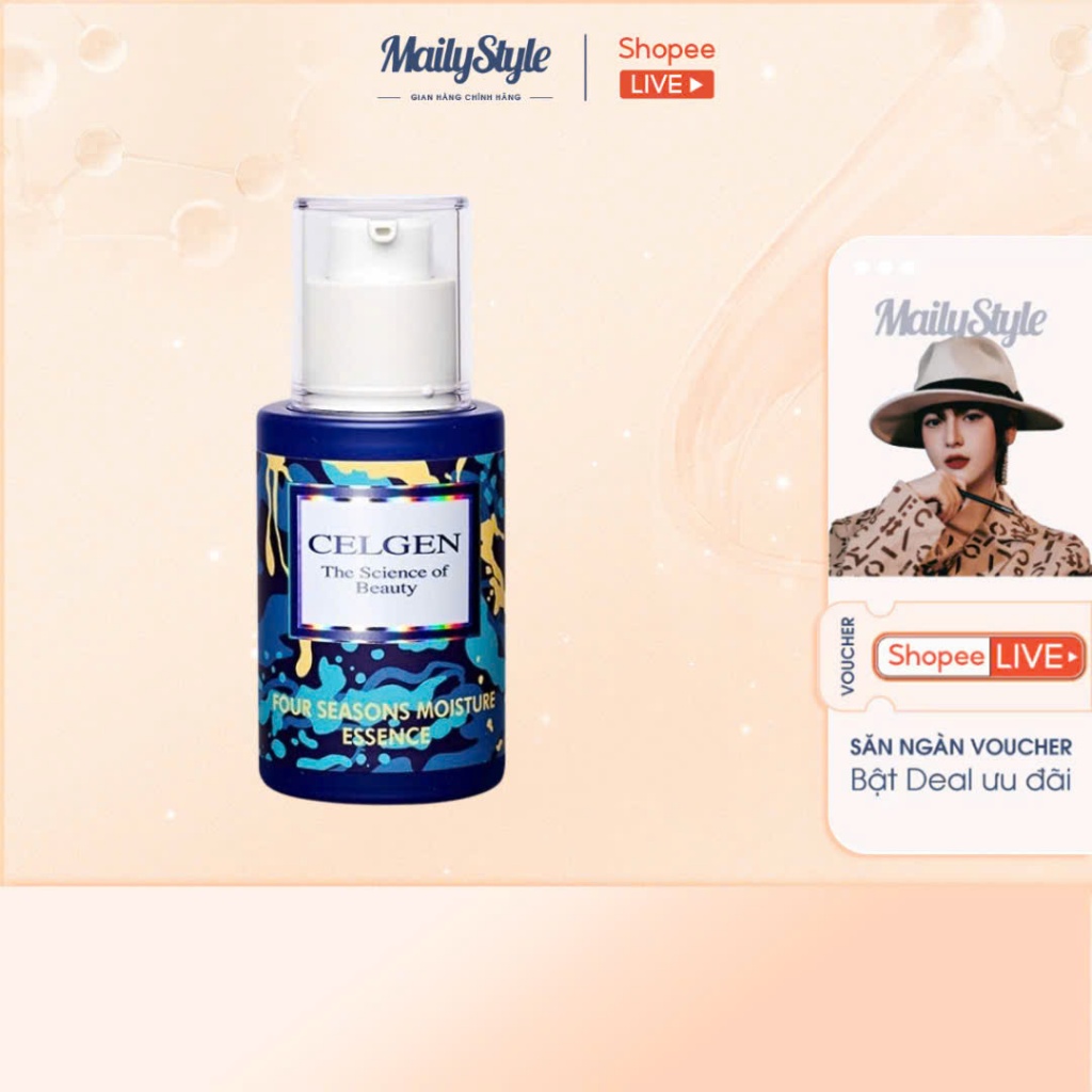 V84_Tinh chất cấp ẩm Celgen The Secience of Beauty Four Seasons Moisture Essence giá tốt