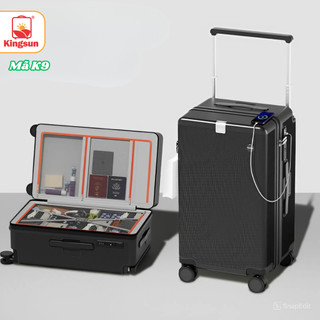 Vali Kéo Du Lịch Cao Cấp Kingsun Size 20/24/28inch KS-K9 Nhựa Abs+PC, Bảo Hành 5 Năm