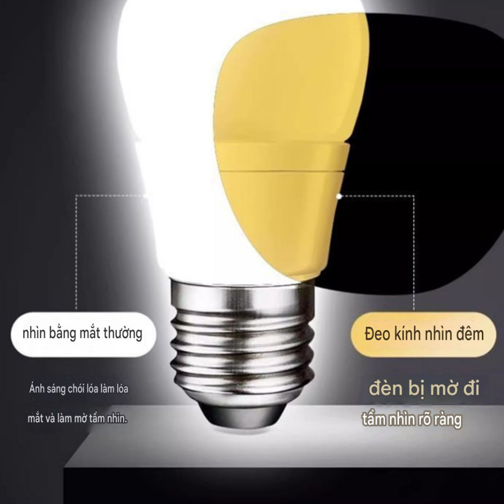 Kính Dâm Phân Cực Đổi Màu Trời Nắng - Giảm Chói Ban Đêm 2 trong 1,Thời trang,Cao cấp,Phù Hợp cho cả Nam và Nữ