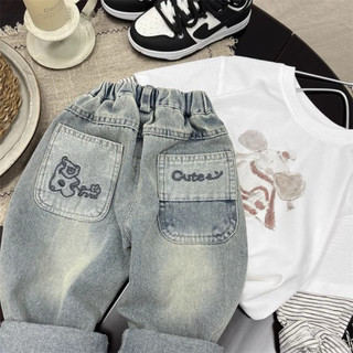 Quần jeans phong cách hàn quốc cho bé trai
