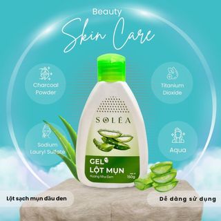 Gel Lột Mụn Hương Nha Đam SOLÉA 50g/150g- Lộc Sạch Mụn Đầu Đen, Mụn Cám, Bụi Bẩn Trên Da- VIORA SHOP