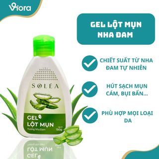 Gel Lột Mụn Hương Nha Đam SOLÉA 50g/150g- Lộc Sạch Mụn Đầu Đen, Mụn Cám, Bụi Bẩn Trên Da- VIORA SHOP