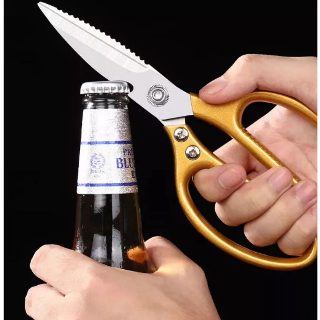 Kéo Cắt Xương Đa Năng Bằng Thép SK5 - Cắt Đứt Xương Gà, Vịt Dễ Dàng, Đa Chức Năng Trong Bếp | Chất Liệu Cao Cấp Chống Gỉ