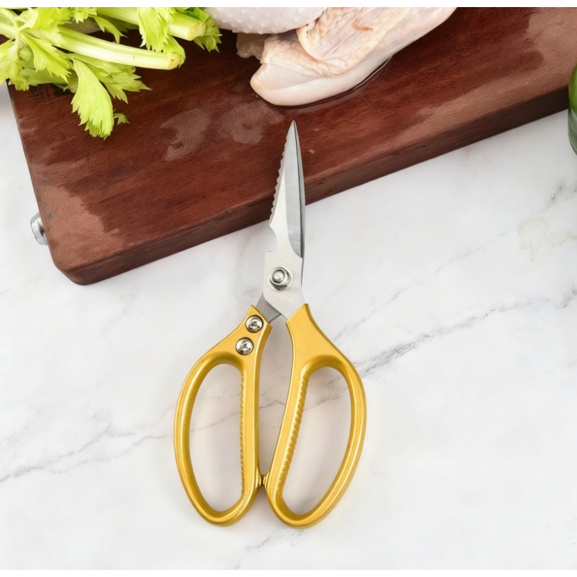 Kéo Cắt Xương Đa Năng Bằng Thép SK5 - Cắt Đứt Xương Gà, Vịt Dễ Dàng, Đa Chức Năng Trong Bếp | Chất Liệu Cao Cấp Chống Gỉ