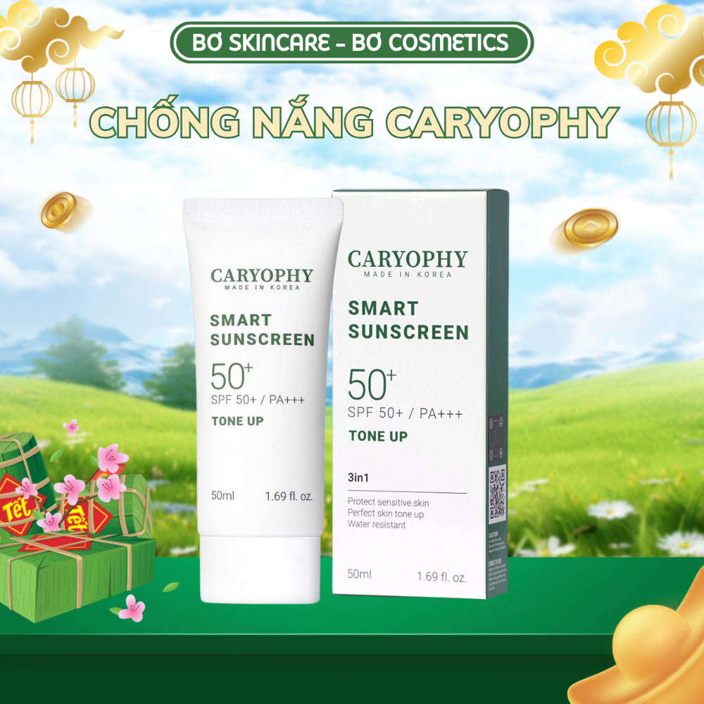 [CHÍNH HÃNG] Kem chống nắng nâng tông Caryophy Smart Tone Up Sunscreen ...
