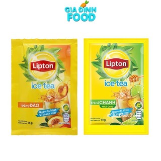 Trà Lipton ice tea vị Chanh Mật ong/vị Đào 192g (16 gói x 12g)